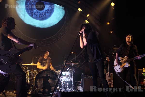 THE DEAD WEATHER - 2010-06-30 - PARIS - Le Bataclan - Alison Nicole Mosshart - John Anthony Gillis [Jack White] - Dean Anthony Fertita - Jack Michael Lawrence